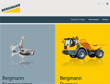 Tablet Screenshot of bergmann-mb.de
